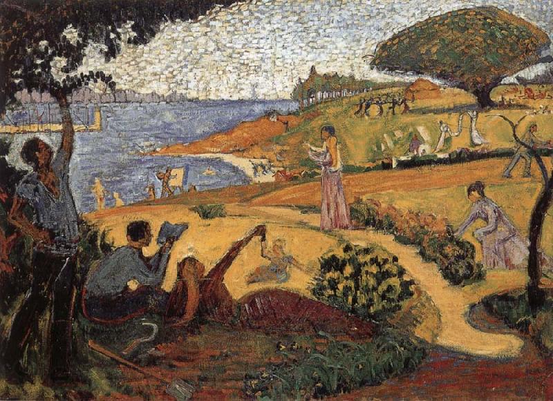 Paul Signac Study of Harmonious times Spain oil painting art